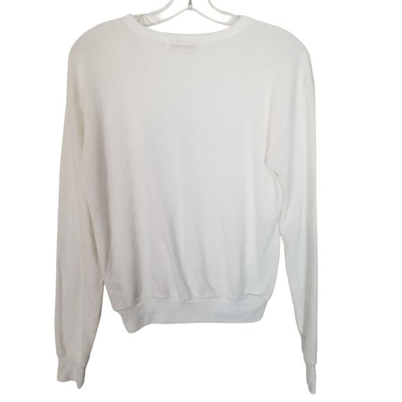 Spiritual Gangster Womens S Ivory Soft Hacci Happy - Picture 9 of 10